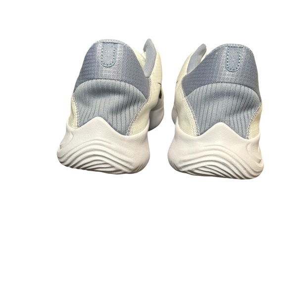 Nike Flex Men’s White and Worn Blue Sneaker New - Picture 4 of 6